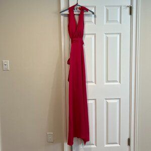 Ramy Brook Milan Open Back Gown – Pink, Size 00